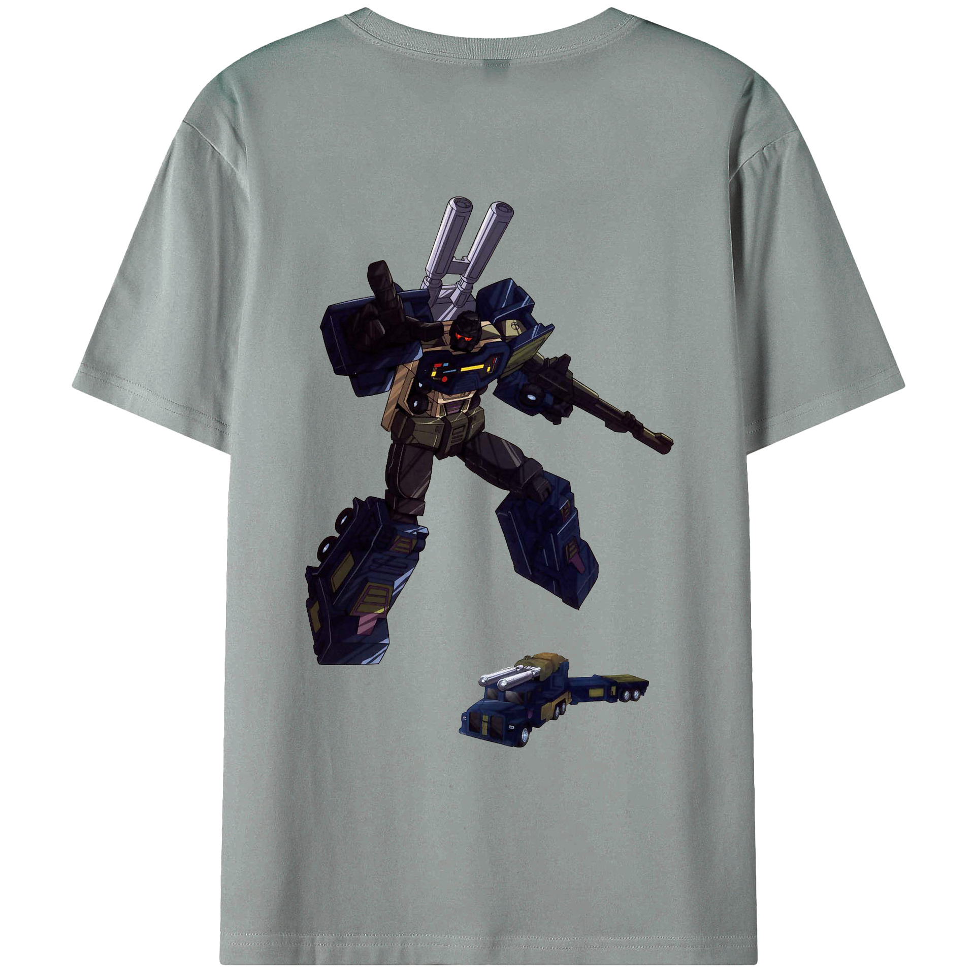 （画像用）  綿100％ メンズ半袖Tシャツ（バックプリント） 通気性